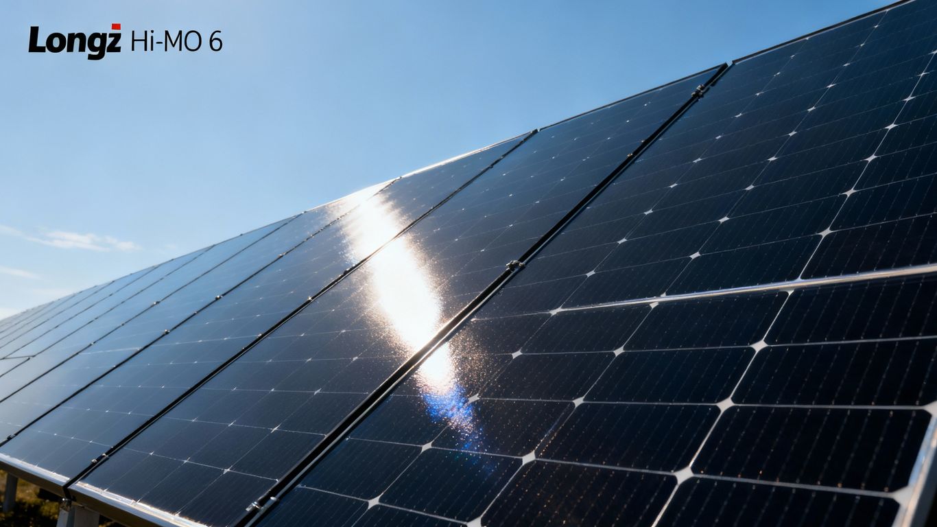 Longi Hi-MO 6 Solar Panel, modern technology.