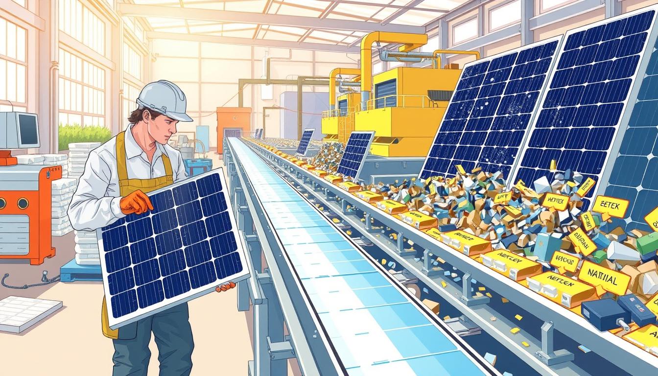 recyclage panneau solaire