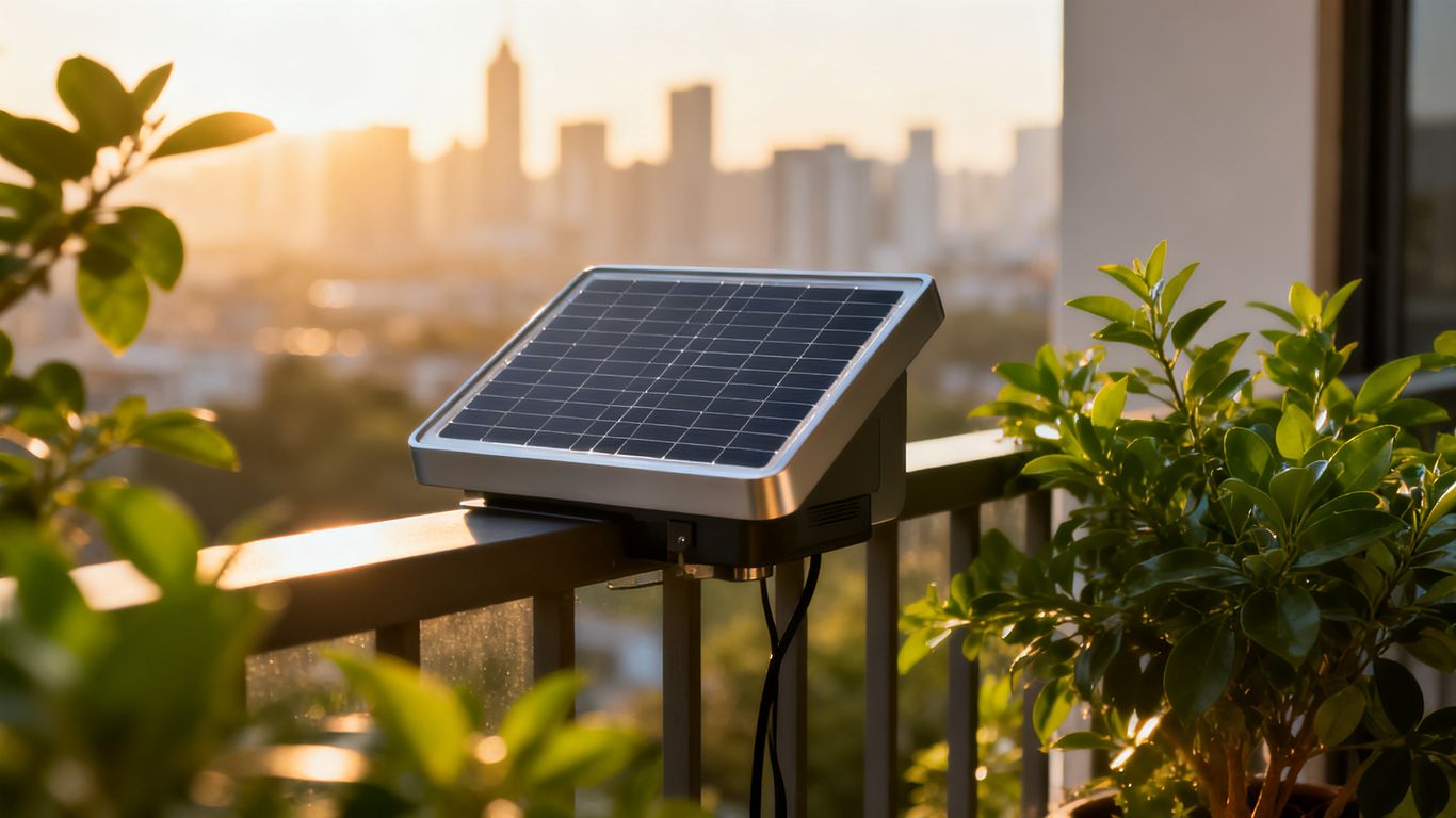 Kit solare plug and play per appartamento o casa.