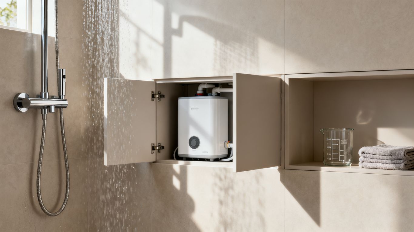 consommation eau douche 5 minutes : débit, mitigeur et chauffe-eau